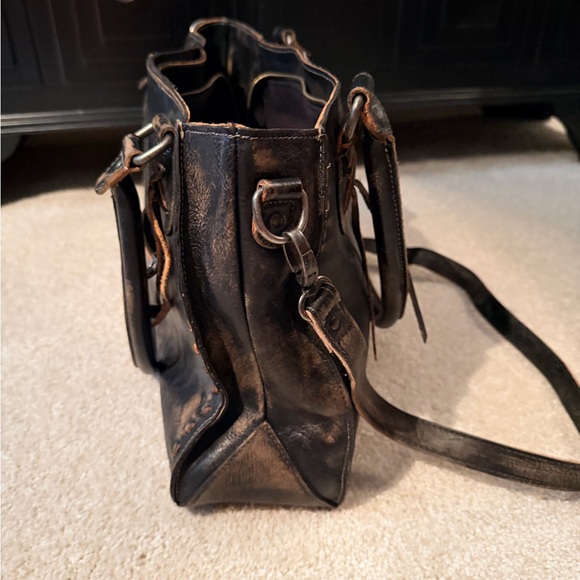 Bed Stu Rockababy bag in Black Handwash color (black distressed) - Picture 6 of 9